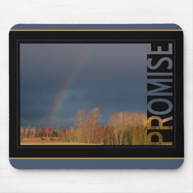 Wort-Auswirkung VERSPRECHEN Mousepad (Vorne)