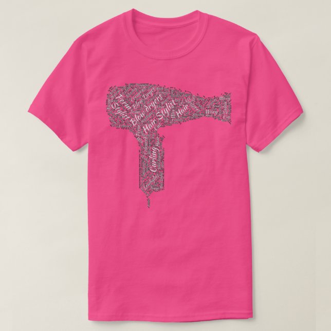 WORT-Bedingungen für den Haartrockner T-Shirt (Design vorne)