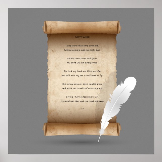 WORT DER POET POSTER (Vorne)