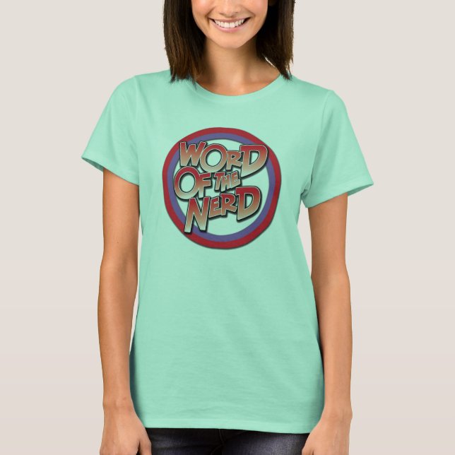 Wort des Nerds Womens Ringer-T-Shirt T-Shirt (Vorderseite)