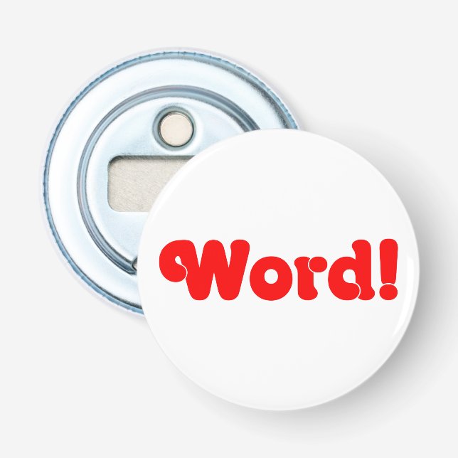 Wort! Flaschenöffner (Vorderseite)