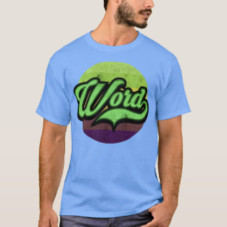 Wort hoch T-Shirt