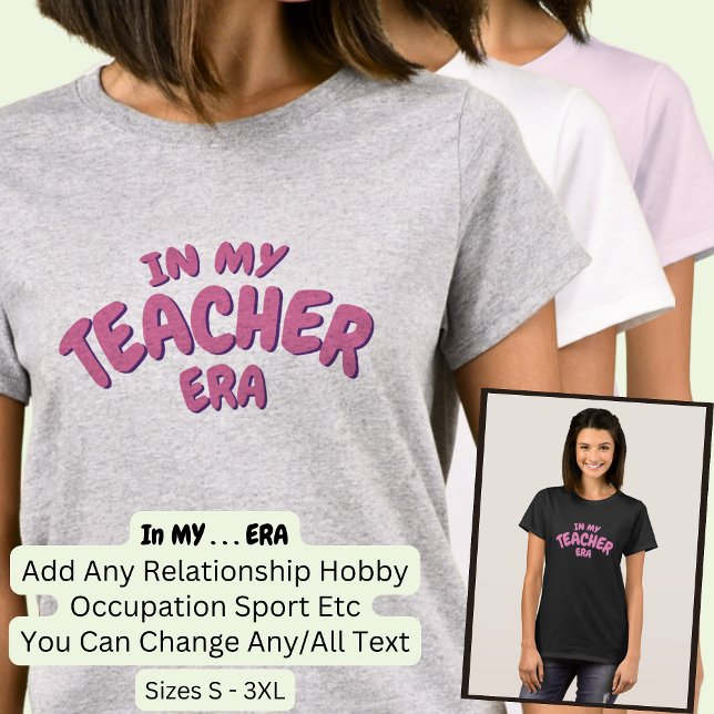Wort in meinem benutzerdefinierten LEHRERÄTER hinz T-Shirt (Von Creator hochgeladen)