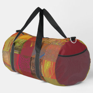 Wort Jongleur Glitch Art Datenkorruption Abstrakt Duffle Bag