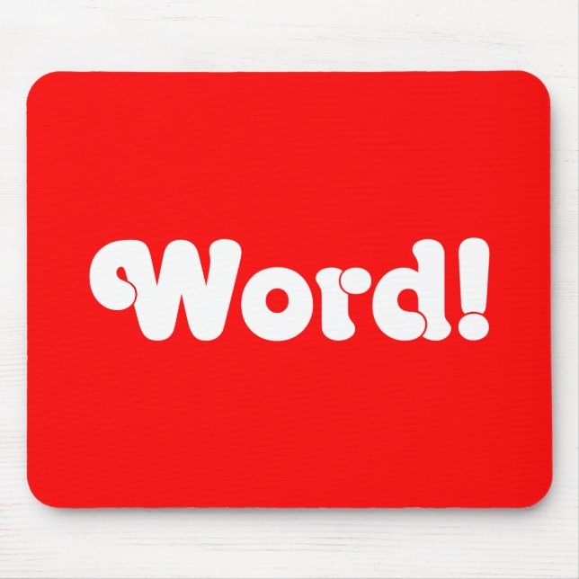 Wort! Mousepad (Vorne)