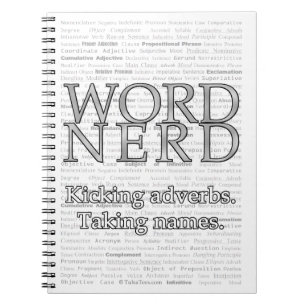 Wort-Nerd Notizblock