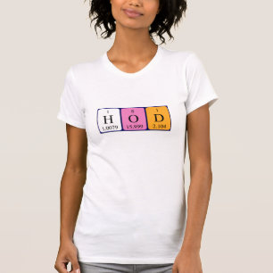Wort-Shirt der periodischen Tabelle des HoD T-Shirt