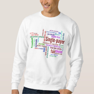 Wort-Wolken-Sweatshirt Sweatshirt