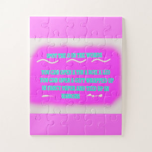 Wortdesign für Kinder Bildung Farben pink