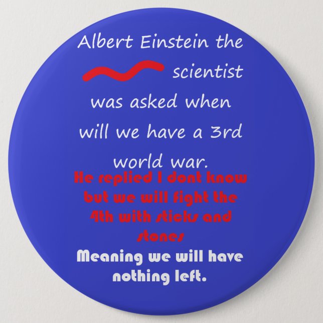 WORTE BILDUNG MATH SCIENCE IDEAS BUTTON (Vorderseite)