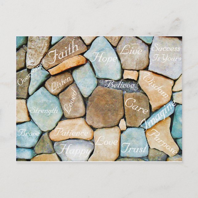 Worte der Ermutigung, Worte der Hoffnung_ Postkarte (Vorderseite)