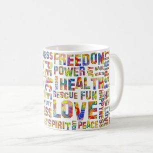 Worte des Geistes / positives Denken 1 Kaffeetasse