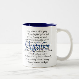 Worte für Stepfather Zweifarbige Tasse