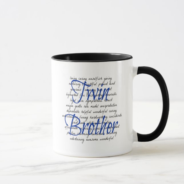 Worte für Zwillingsbruder Tasse (Rechts)