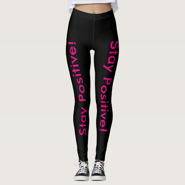 Worte Leggings (Vorderseite)