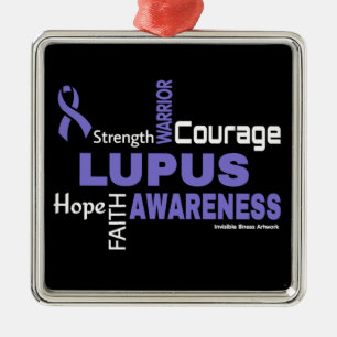 Worte... Lupus Ornament Aus Metall