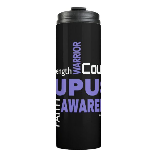 Worte... Lupus Thermosbecher (Vorderseite)