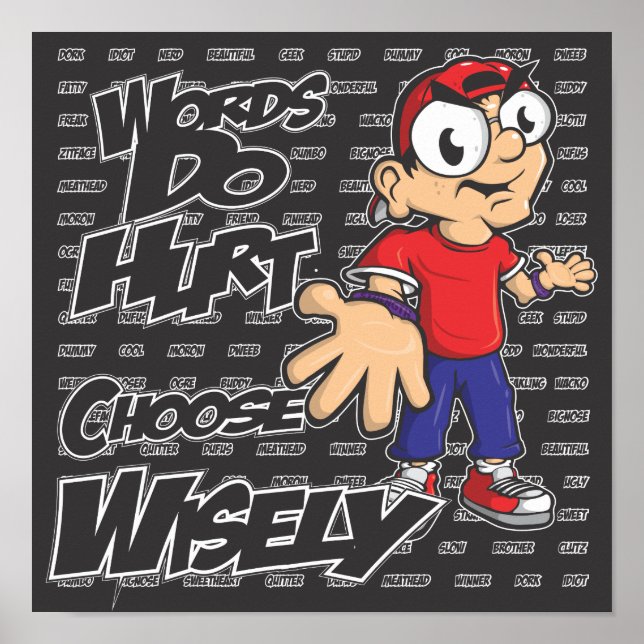 Worte schaden Poster (Vorne)