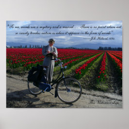 Worte sind ein Wunder - Viktorianisches Zitat schr Poster