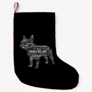 Worte und Wege, mein französisches Bulldoggift zu  Kleiner Weihnachtsstrumpf