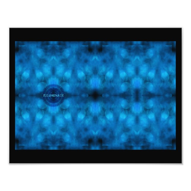 Worte zum Leben durch: "ILLUMINATE" Affirmation Ar Fotodruck (Vorne)