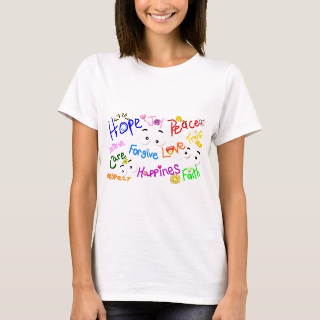 Wörter aus dem Herzen_ T-Shirt (Vorderseite)