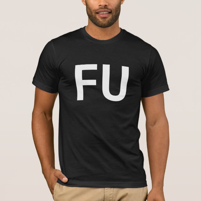 Wörter der FU Freund-Shirtformulierung mit Ihren T-Shirt (Vorderseite)