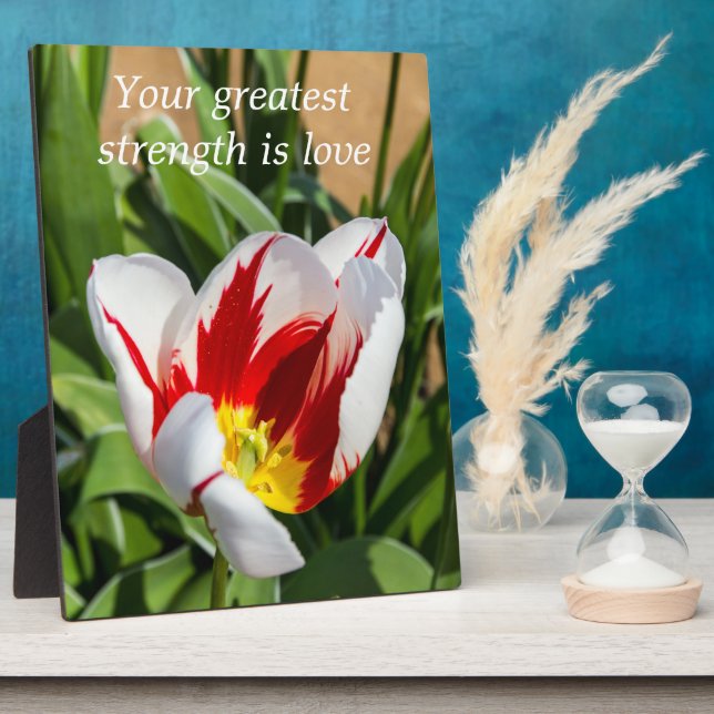 Wörter der Weisheit Tabletop Plaque mit Easel Fotoplatte (Seite)