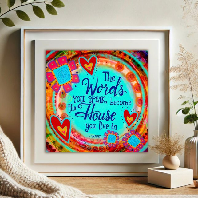 Wörter, die Sie sprechen Inspirationsquelle Zitate Poster (Von Creator hochgeladen)