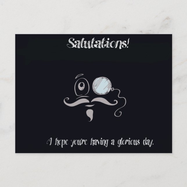 Wörter, die zu teilen sind postkarte (Vorderseite)