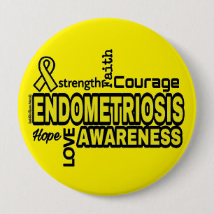 Wörter… Endometriosis Button