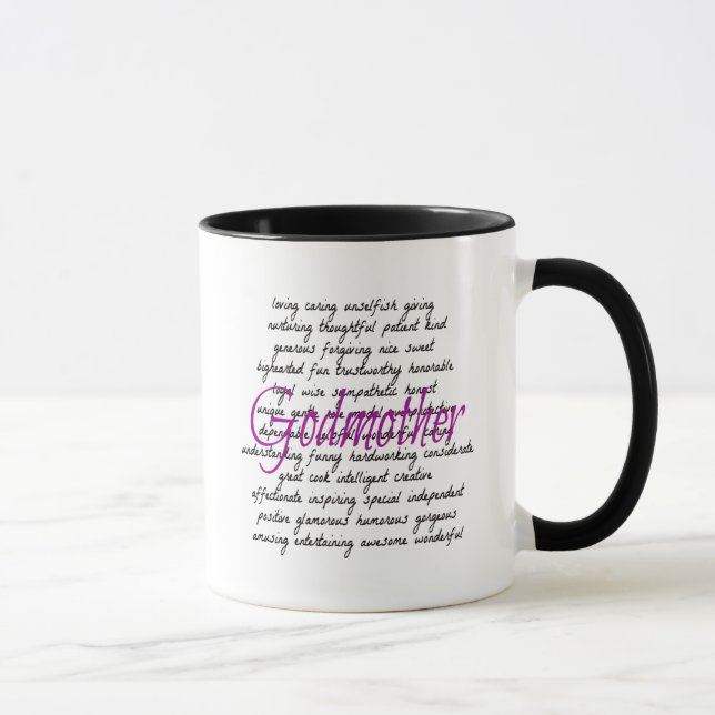 Wörter für Godmata Tasse (Rechts)