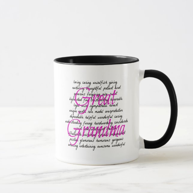Wörter für Großma Tasse (Rechts)