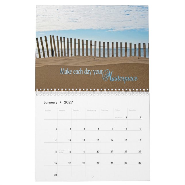 Wörter, mit denen man leben soll kalender (Jan 2027)