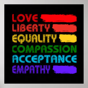 Wörter, mit denen man leben soll poster