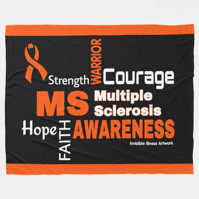 Wörter... MS Fleecedecke (Vorderseite (Horizontal))