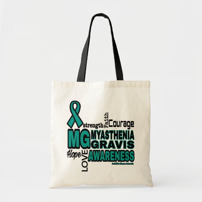 Wörter... Myasthenia Gravis Tragetasche (Vorne)