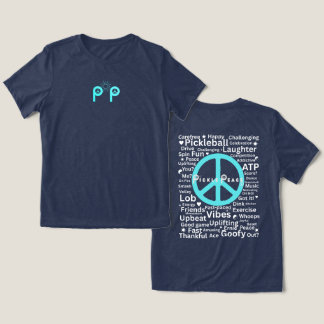 Wörter Pickle Frieden Tri-Blend Shirt