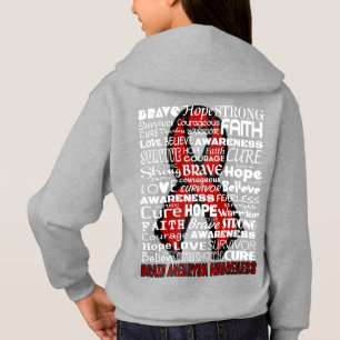 Wörter/Schleifen...Gehirnaneurysma Hoodie