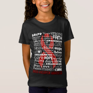 Wörter/Schleifen...Gehirnaneurysma T-Shirt