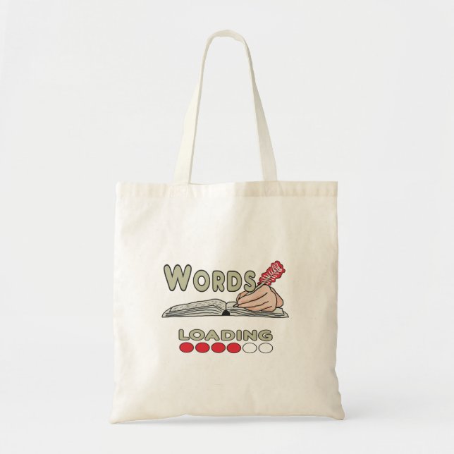 Wörter schreiben tragetasche (Vorne)