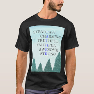 Wörter, um den Vater zu beschreiben T-Shirt