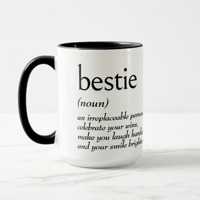Wörterbuchdefinition für BESTIZ Tasse (Links)