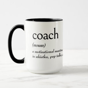Wörterbuchdefinition für COACH Tasse