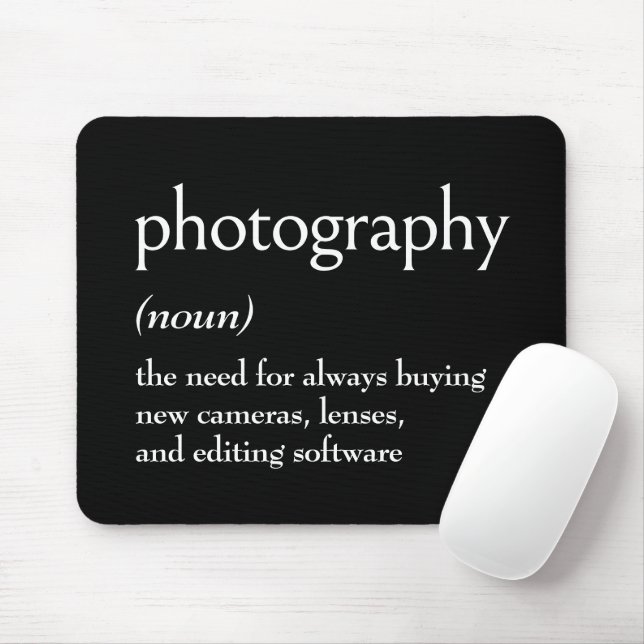 Wörterbuchdefinition für FOTOGRAFIE Mousepad (Mit Mouse)