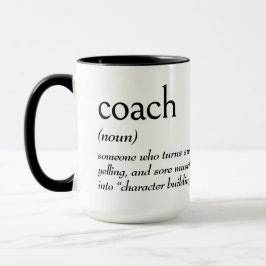 Wörterbuchdefinition für Fußball-Trainer Tasse