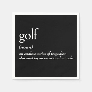 Wörterbuchdefinition für GOLF Serviette