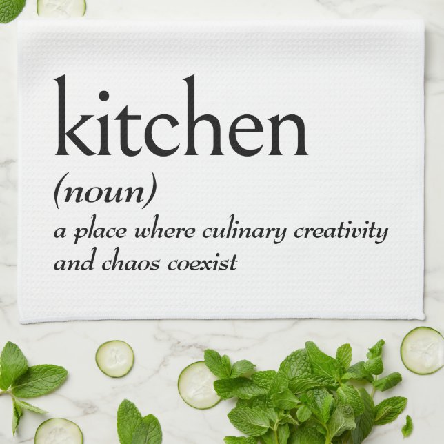 Wörterbuchdefinition für KITCHEN Geschirrtuch (Gefaltet)