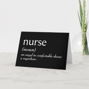 Wörterbuchdefinition für KRANKENSCHWESTER Karte