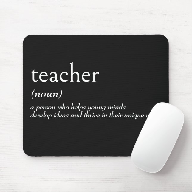 Wörterbuchdefinition für LEHRER Mousepad (Mit Mouse)